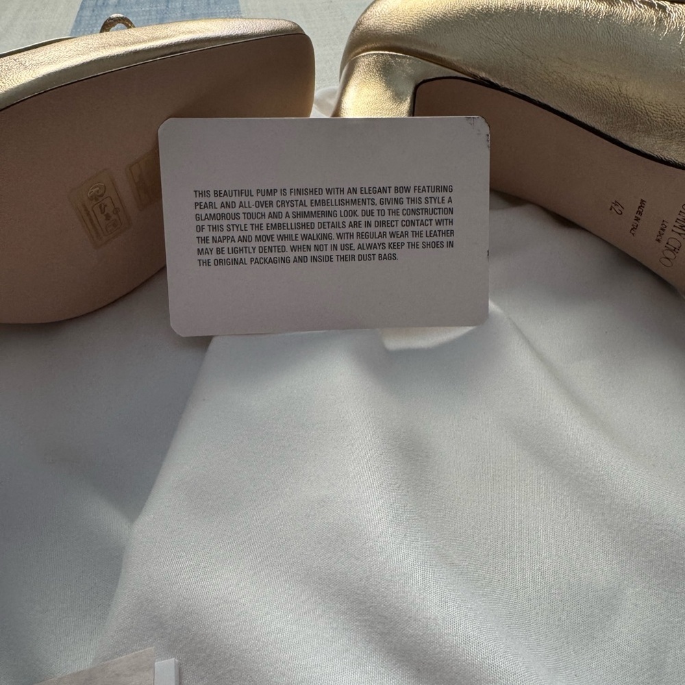JIMMY CHOO ELME 45MM NAPPA LEATHER PUMPS - Picture 6 of 6
